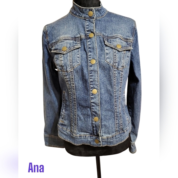 a.n.a Jackets & Blazers - ana denim snap jacket Med